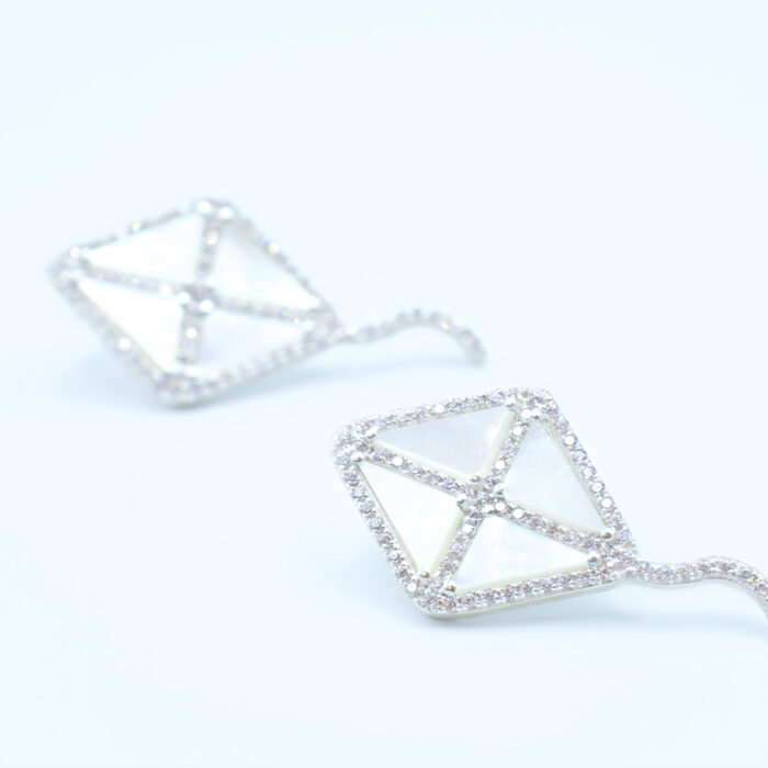 Orecchini Kite Silver Single Color - immagine 2